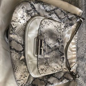 Coach Embossed Python